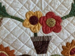 Sunflower Autumn quilt
